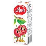 Сок "МОЙ" вишня 0.2л*27шт