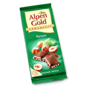 АЛЬПЕНГОЛЬД  мол. с фундуком 90г*20шт